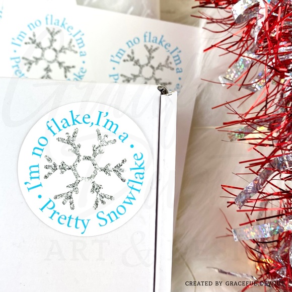 ❄️ I’m No Flake, I’m a Pretty Snowflake!
- 2" (inches) (48ct.)  [GD26-48] - Picture 4 of 5